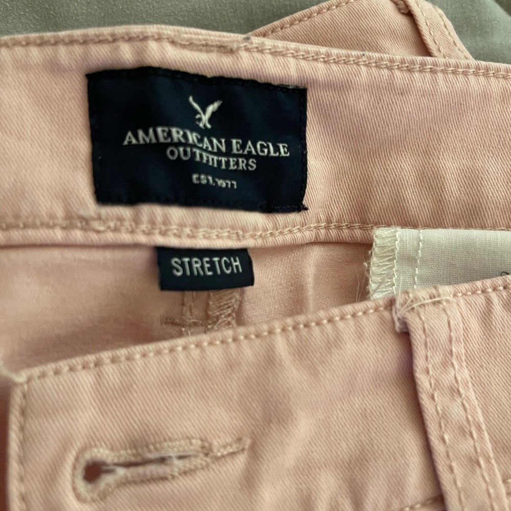 Pink slim skinny fit woman pants (soft pink color)